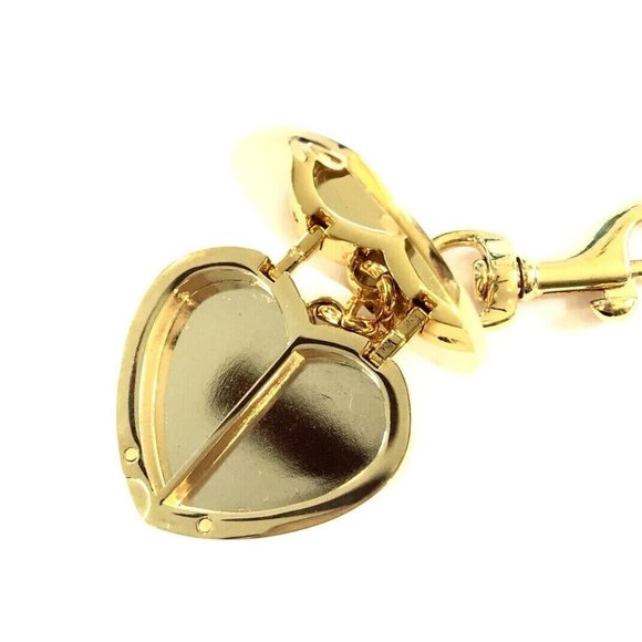 Coach Purse Charms ( New) With Open Heart Locket - Picture 9 of 12